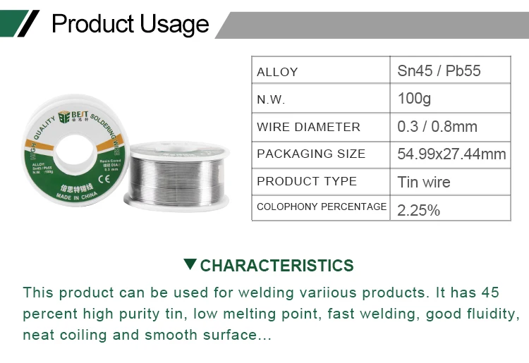 BEST High Quality 100g Sn45/pb55 Stainless Steel Alloy Aluminium Welding Soldering Wire Solder.jpg