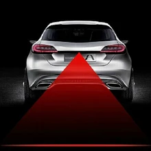 Brand New Anti Collision Rear-end Car Laser Tail Fog Light Auto Brake Parking Lamp Rearing Warning Light #iCarmo