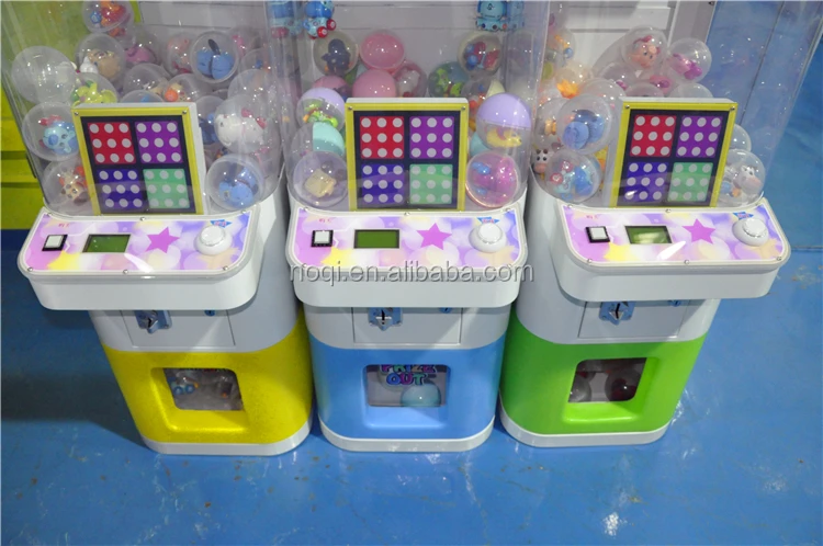 New Magic box prize machine, coin operated capsule toys machine with games