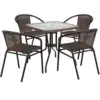 garden outdoor patio dining set chair table