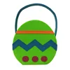 Easter Eggs Design Bags Cute Easter Basket Felt Cloth Bag Children's Handbag to Carry Candy and Party Gifts