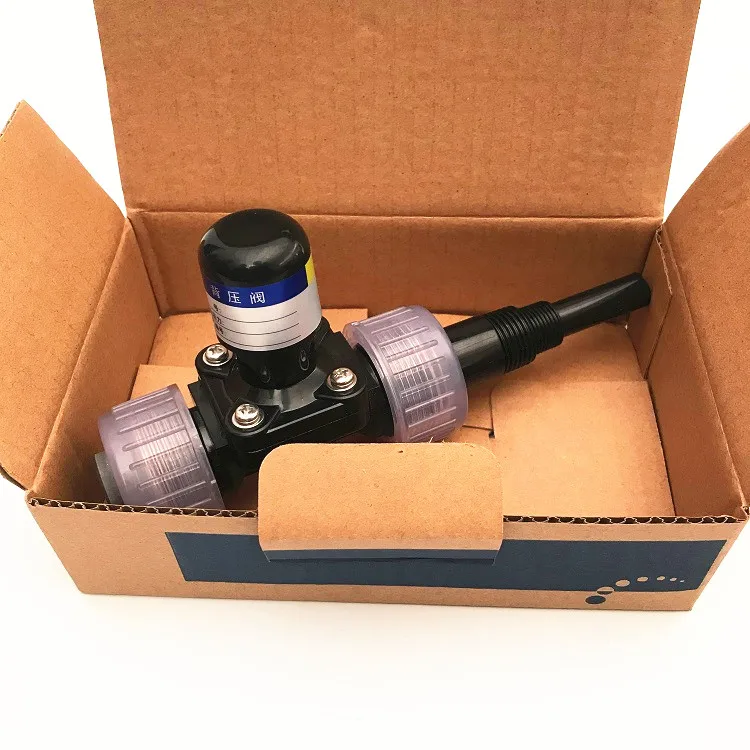 F110 Mini Pvc Back Pressure Control Valve Pvdf Pressure Reducing Valve