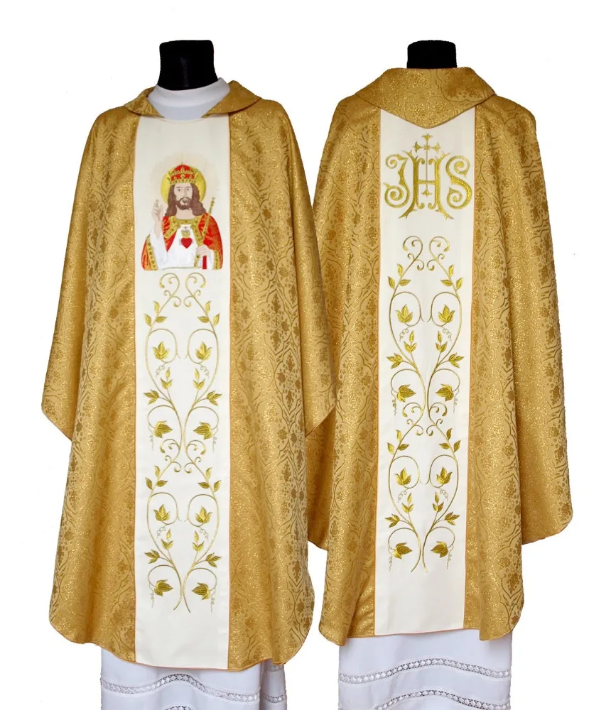 
church vestment customize robe white wholesale Italy robe 
