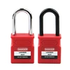 New Design Upgrade OEM Lock 38mm 76mm Steel Nylon Shackle Safety Padlock Lockout with Master key