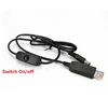 usb dc 5v Set up module Converter Cable USB DC Power Cable with switch on