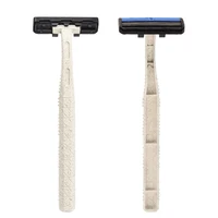 

KL-E2026L KAILI disposable razor new online Amazon wheat new eco-friendly biodegradable razor man shaving bamboo razor