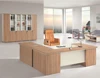 Classic Design Oak Wood Large Modern Executive Office Desk