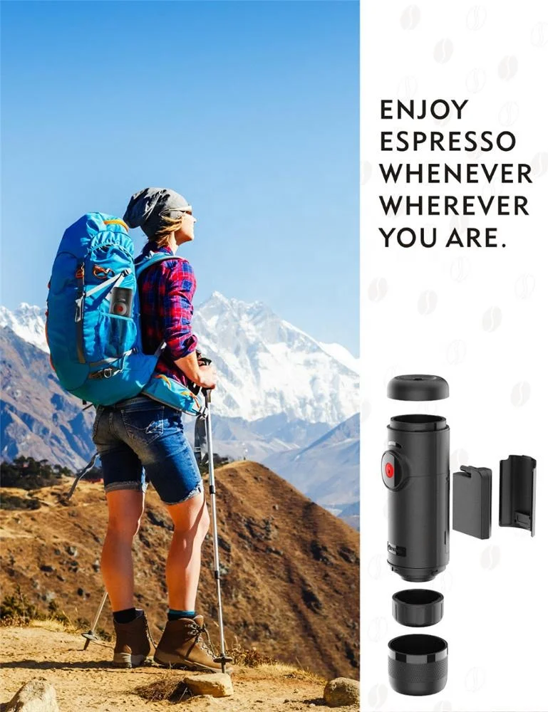 
Camping outdoor portable nespresso capsule coffee maker machine with LFGB certification 