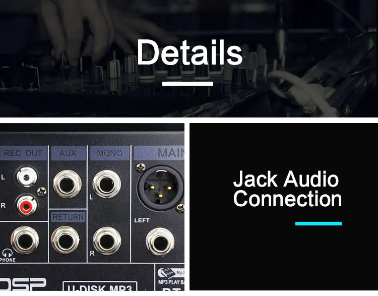 Amplificador mezclador de karaoke de alta calidad amplificador mezclador profesional