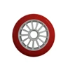 High quality inline skate wheel roller blade wheel red color super high rebound PU roller skates wheels