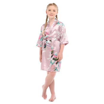 girls floral dressing gown