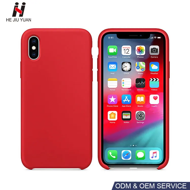 Fashion Luxury Microfiber Liquid Silicone Cell Phone Case for iphone xr xs max x 8 7 7Plus 8plus Cases