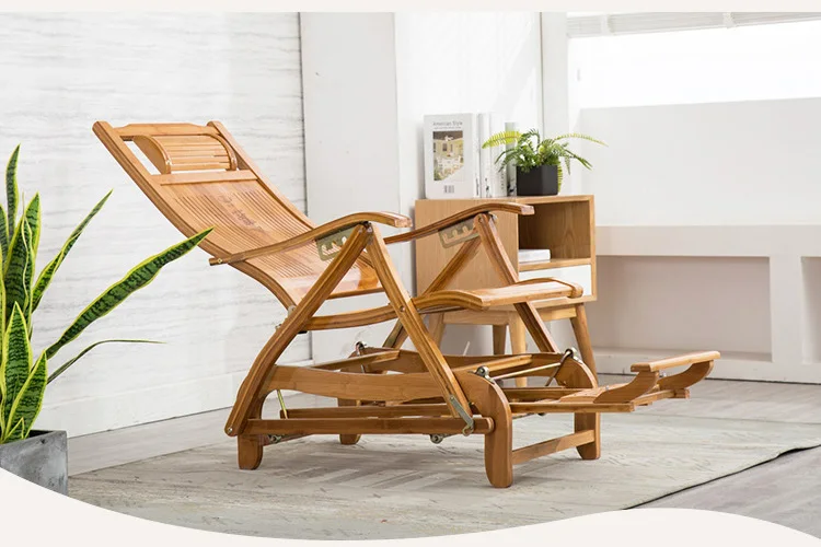 
Recreational adult nap folding household bamboo chair/reclining chair/rocking chair 