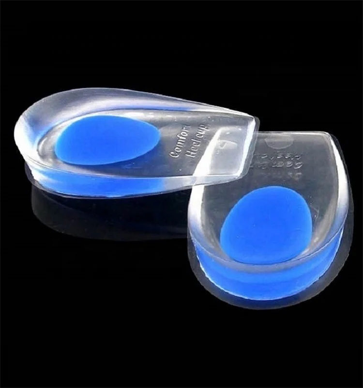 

Blue shock-absorbant silicone arch support height increase insole