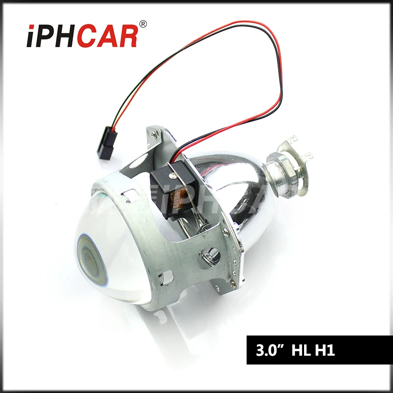
Iphcar metal 3 inch Bi xenon Projector Lens universal for Retrofit Car Headlamp Use H1 HID Xenon Lamp 
