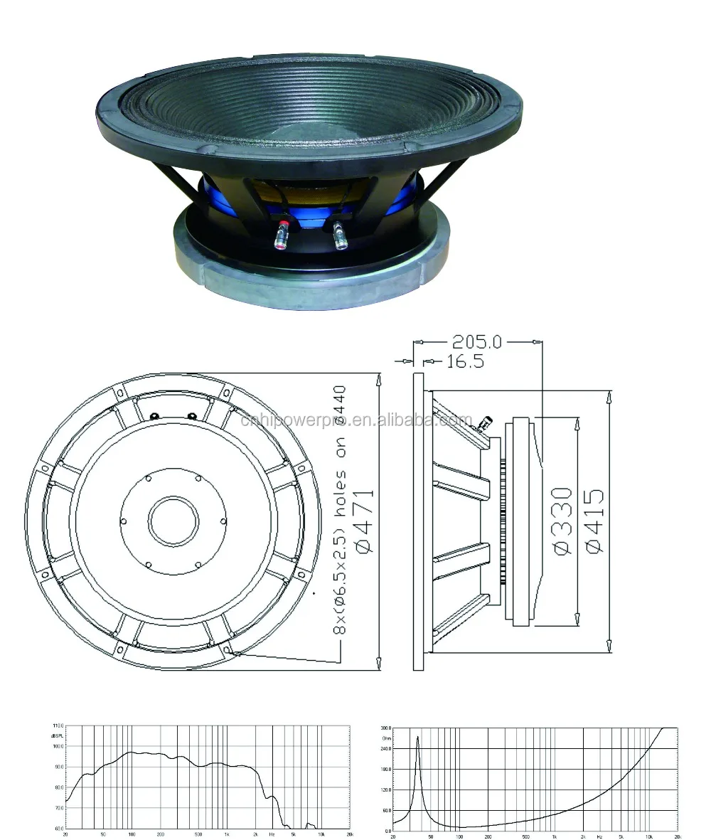diameter speaker 18 inch