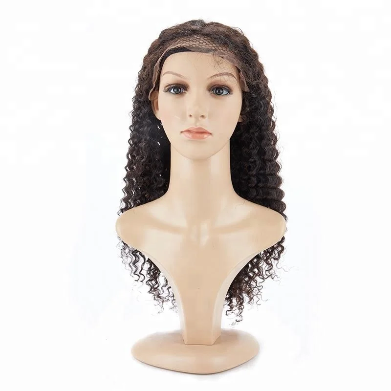 

Full hand-tied High density Brazilian human hair full lace wig hair wig manufacturer cheap human hair wigs, Natural black #1b