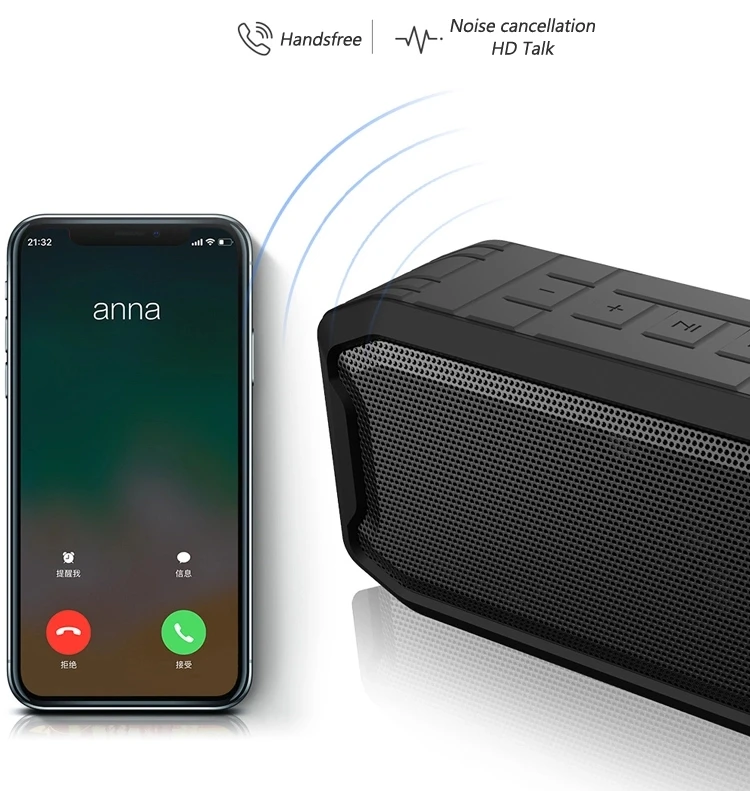 Outdoor waterproof IPX7 portable wireless bluetooth speaker - ANKUX.COM