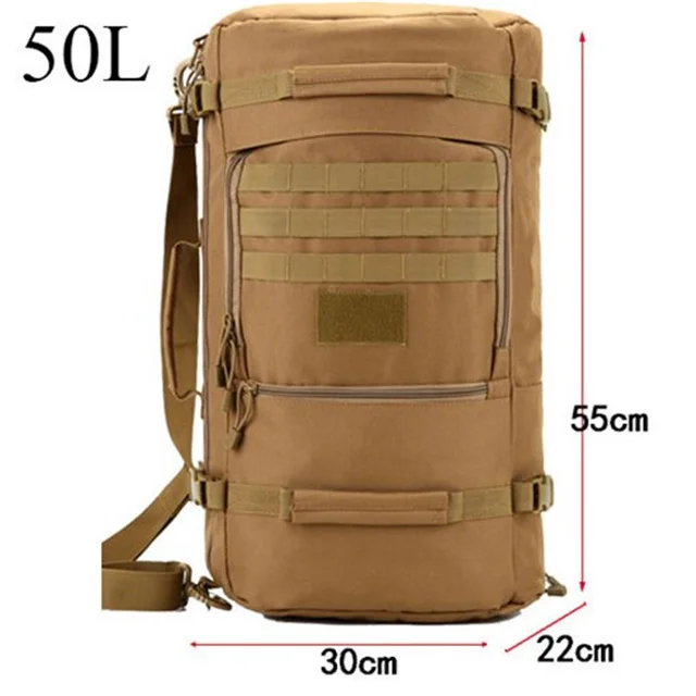 Osgoodway Multi-function Waterproof Nylon Military Tactical Travel Backpack Camouflage Backpacks Bags for Camping