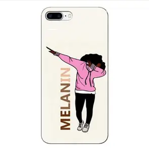 2bunz Melanin Poppin Clear Phone Case iPhone