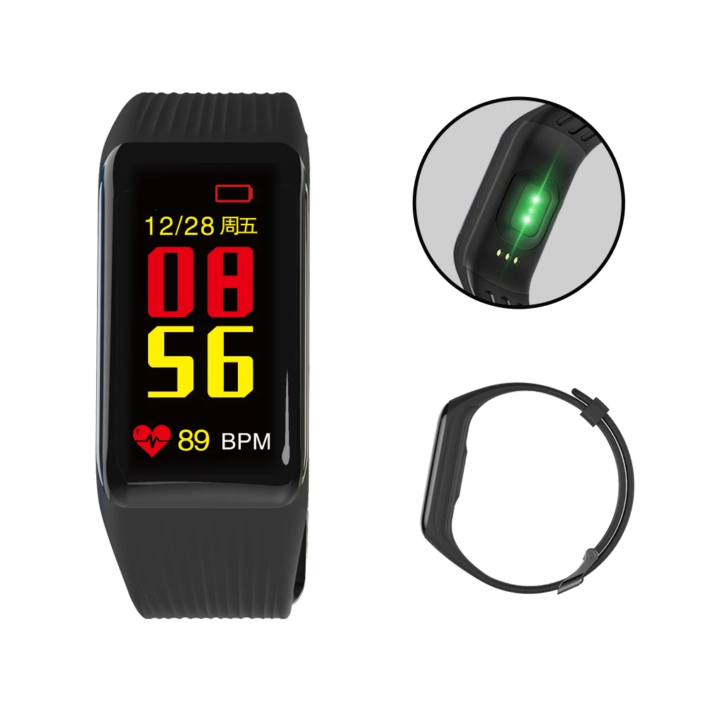 

More lowwer 30% off on new product discount promotions BT Notification Sport Fitness Tracker Smart Bracelet k1 plus, Black;green;red;blue