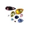 Faceted beads for jewelry making shiny crystal loose fancy gemstone