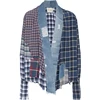 OEM custom new product Patchwork mens Kimono Shirt Jacket for men