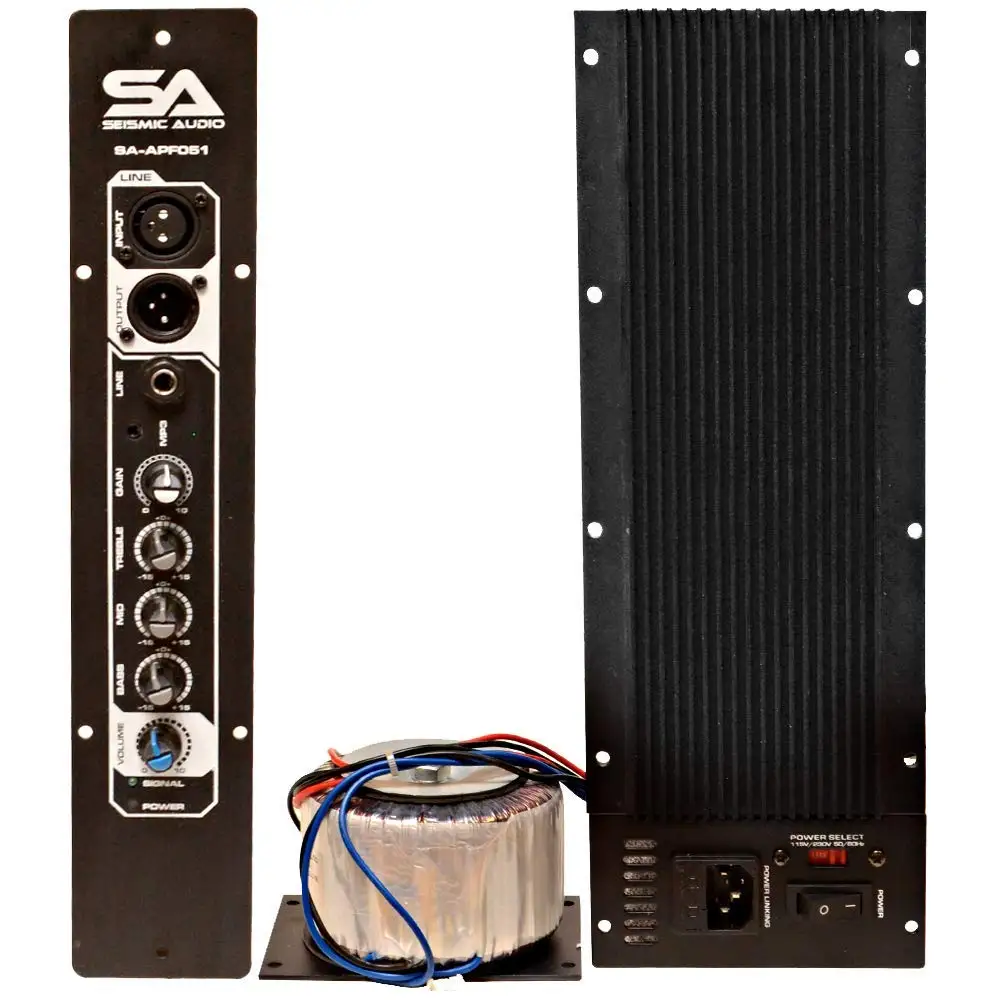 Get Quotations · Seismic Audio - SA-APF051 - Class AB 250 Watt Plate Amplifier with 3 Band