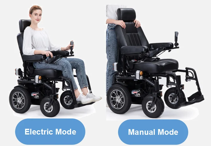 Folding Power Off Road Heavy Duty Quickie Luxury Wheelchair