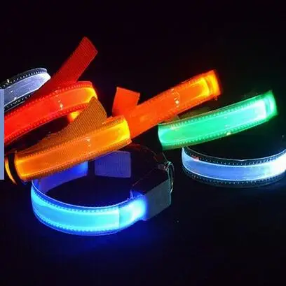 

Luminous flash light-emitting LED dog collar High transparent grid glow pet collars puppy traction supplies collars