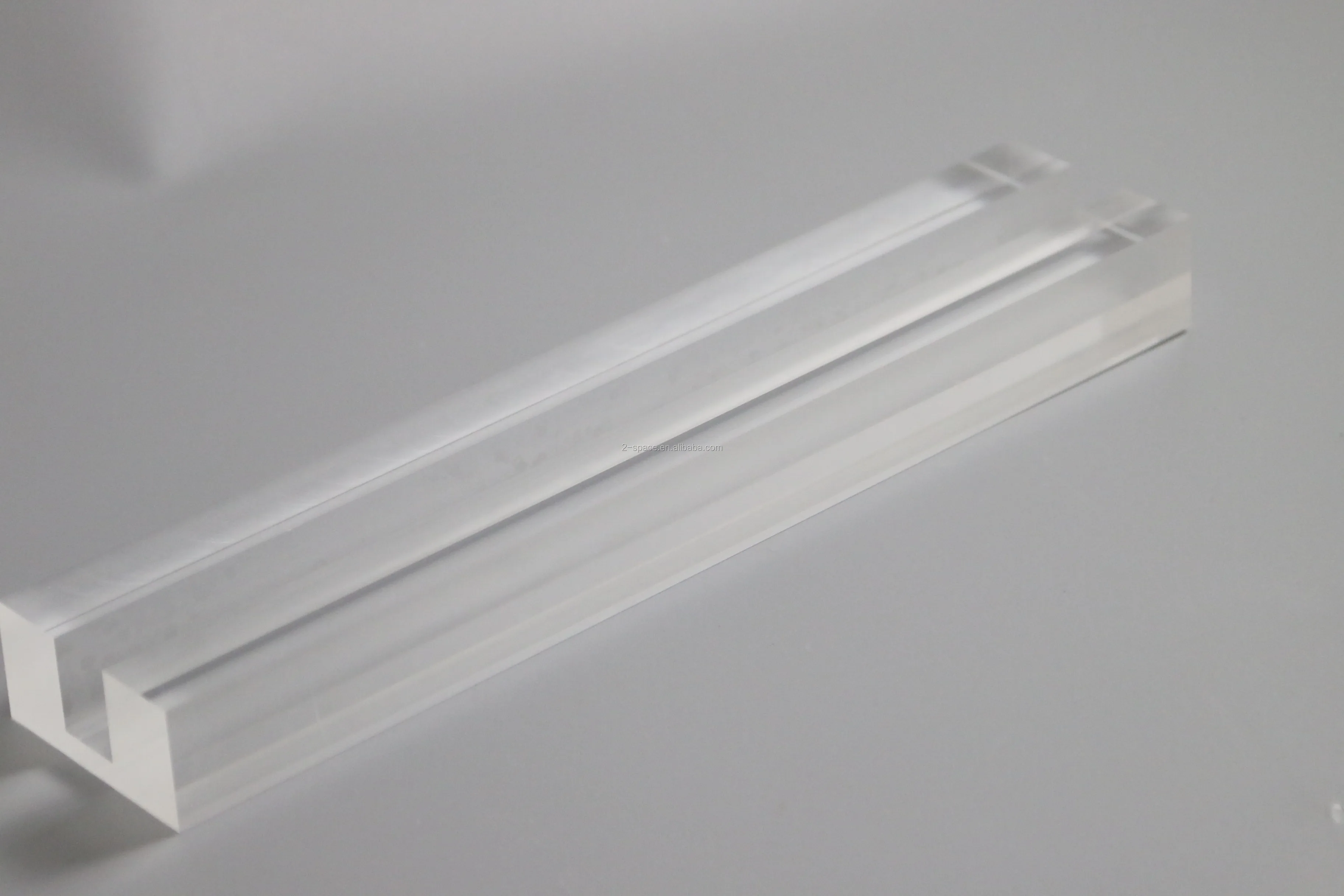 Frosted Perspex Tablet Display Groove Stand Plexiglass Slotblock Sign