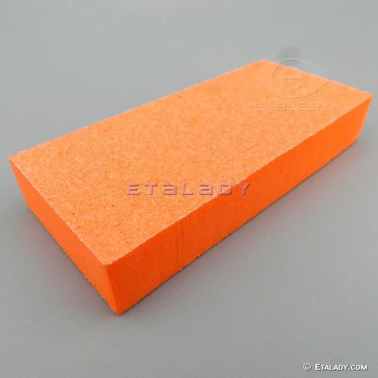 Etalady Orange Nail File Buffers,Slim Nail Buffer Block For Nail Care