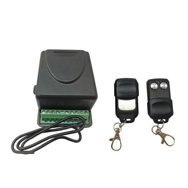 

2 channel universal receiver kit with remote control for auto garage door gate opener JJ-JS-084