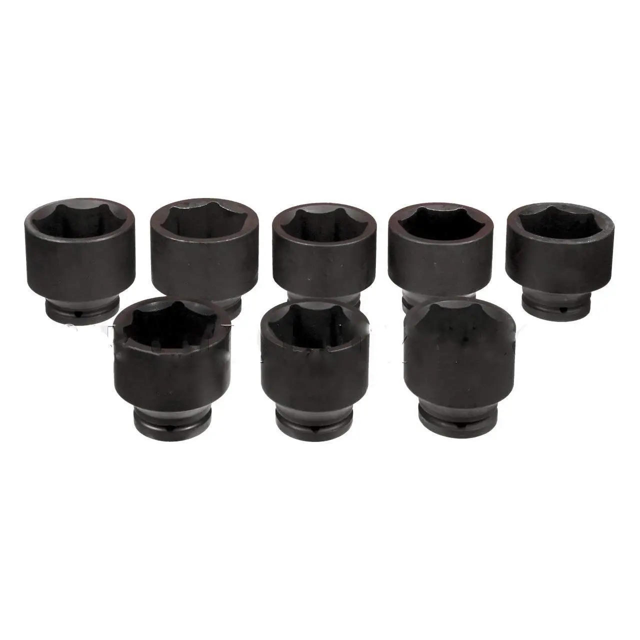 ESKALEX>>Professional 8 pc 3/4" Dr. Jumbo Impact Socket Set And 2-1/16", 2-1/8", 2-3/16', 2-1/4", 2-5/16", 2-3/8", 2-7/16", 2-1/2" Large Gold Mark- Easy to seeCrMo