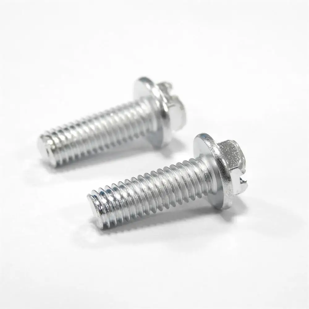 
Class 8.8 White Zinc Hexagon Head Plastic Self-locking Insert Nylon Patch Bolt 