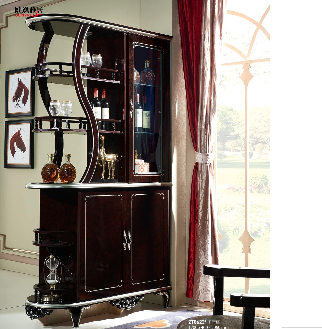 High Glossy Black Or Peal White Elegant Wine Display Buy Wine