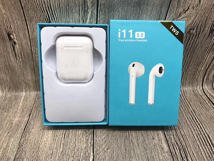 New Tech Automatic Pairing i11 touch 5.0 Twins Earbuds Stereo Strong Bass TWS with Mic - ANKUX.COM