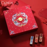 

CATKIN New Arrivals Red Cosmetic Makeup Rouge mate Long Lasting Stain Semi-Matte 3.6g 8pcs wholesale liquid lipstick Gift Set