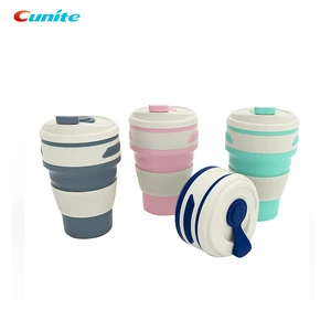 Image of Supply for Amazon Seller Outdoor Sport Hiking Camping Portable Custom Collapsible Reusable Coffee Cup