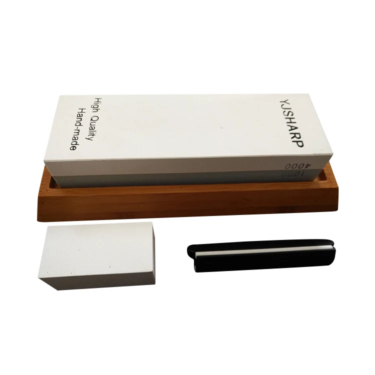 

Two-sided sharpening stone with bamboo base #1000 & #4000 whetstone user