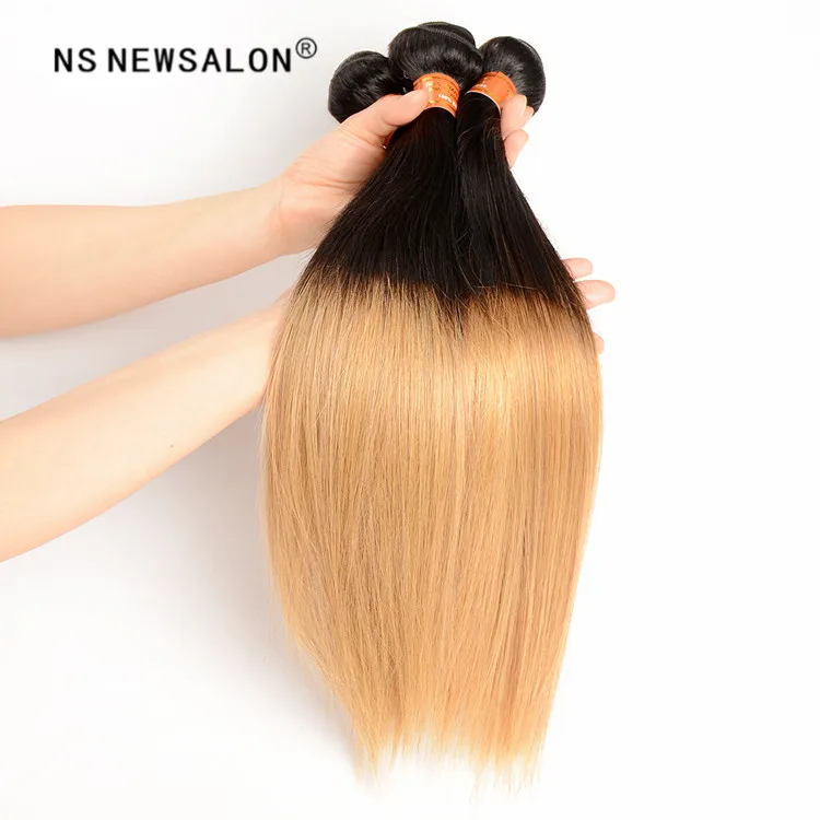 

original silky straight style weft bundle brazilian remy human hair extension