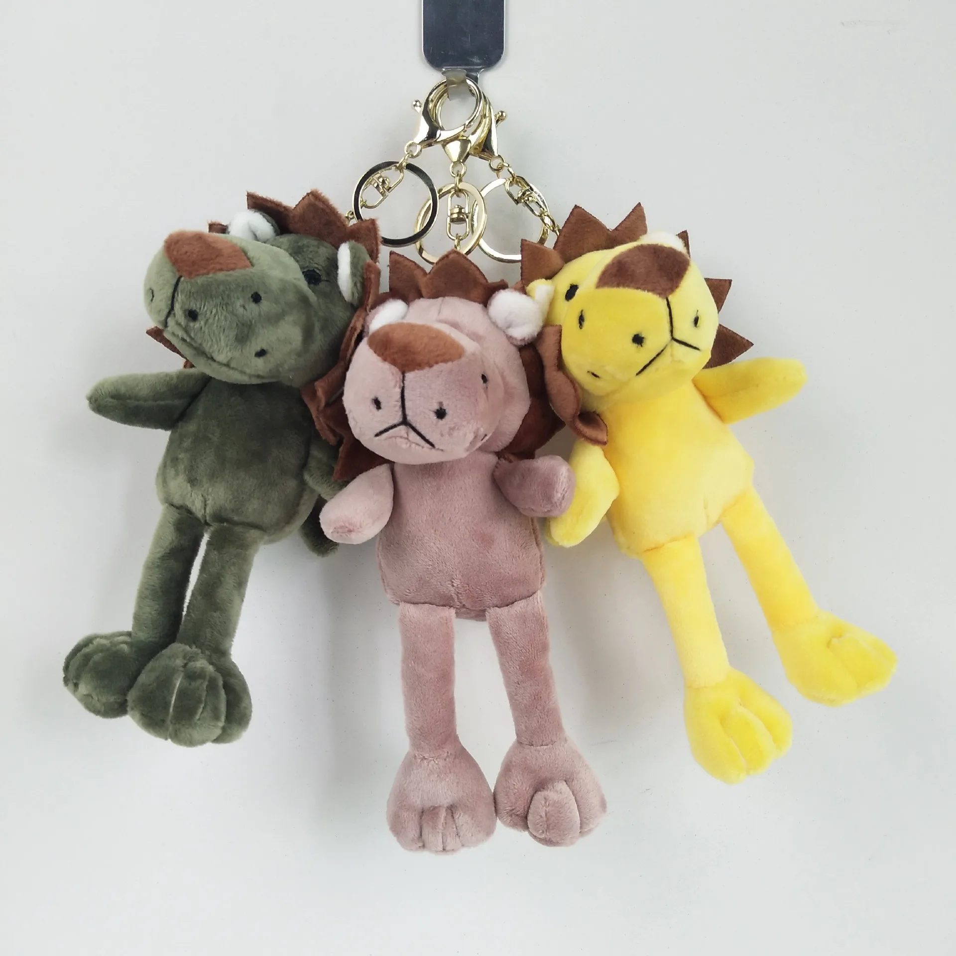 plush lion keychain