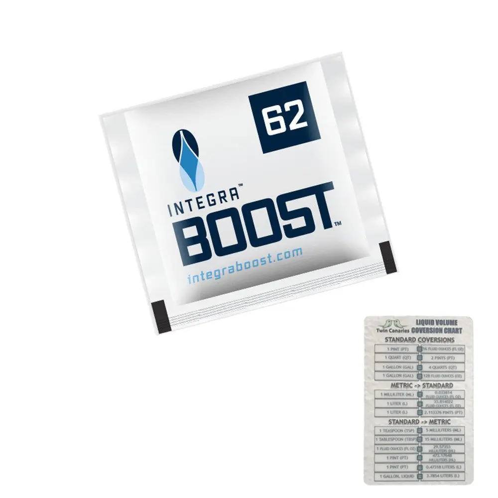 Integra Boost 4g Gram Humidity Control Packs 55/% Includes Free Legalize Tomatoes Sticker 100 Count