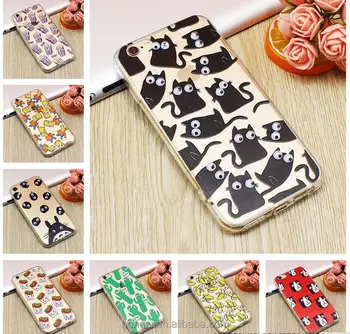 Dessin Animé 3d Oeil Déplacez La Souris Chat Frites Banane Pop Corn Souple Tpu Pour Iphone 6 6 S 7 Plus 5 8 X Couverture Arrière Buy étui Pour