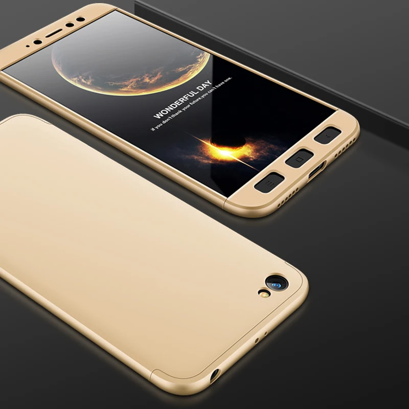 2018 hot sell 360 cover Removable 3in1 Hard PC Shield Back Cover Case for Xiaomi Redmi Note 5A phone cases