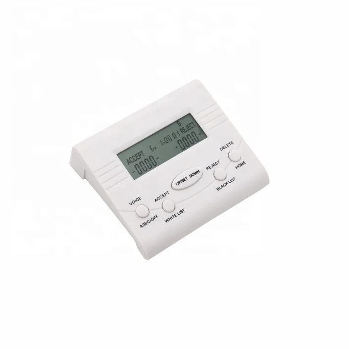 
Shenzhen 2019 Latest Technology Small LCD Display Call Blocker with White List Call Blocker Function for Office and Home Use 