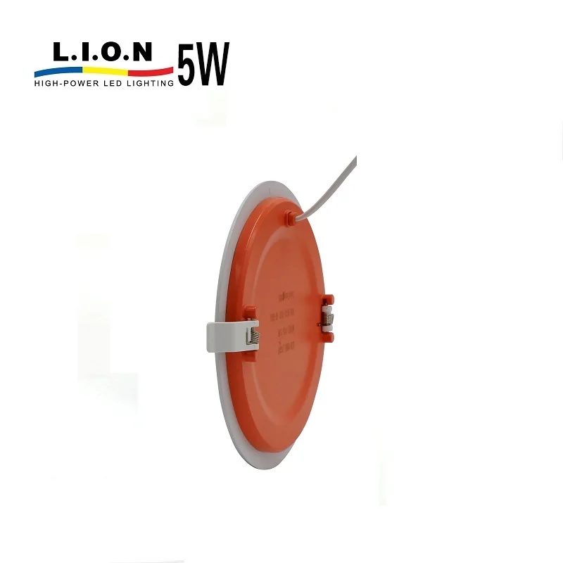 
Hot selling ultra slim round 5 watt recessed led panel light price 