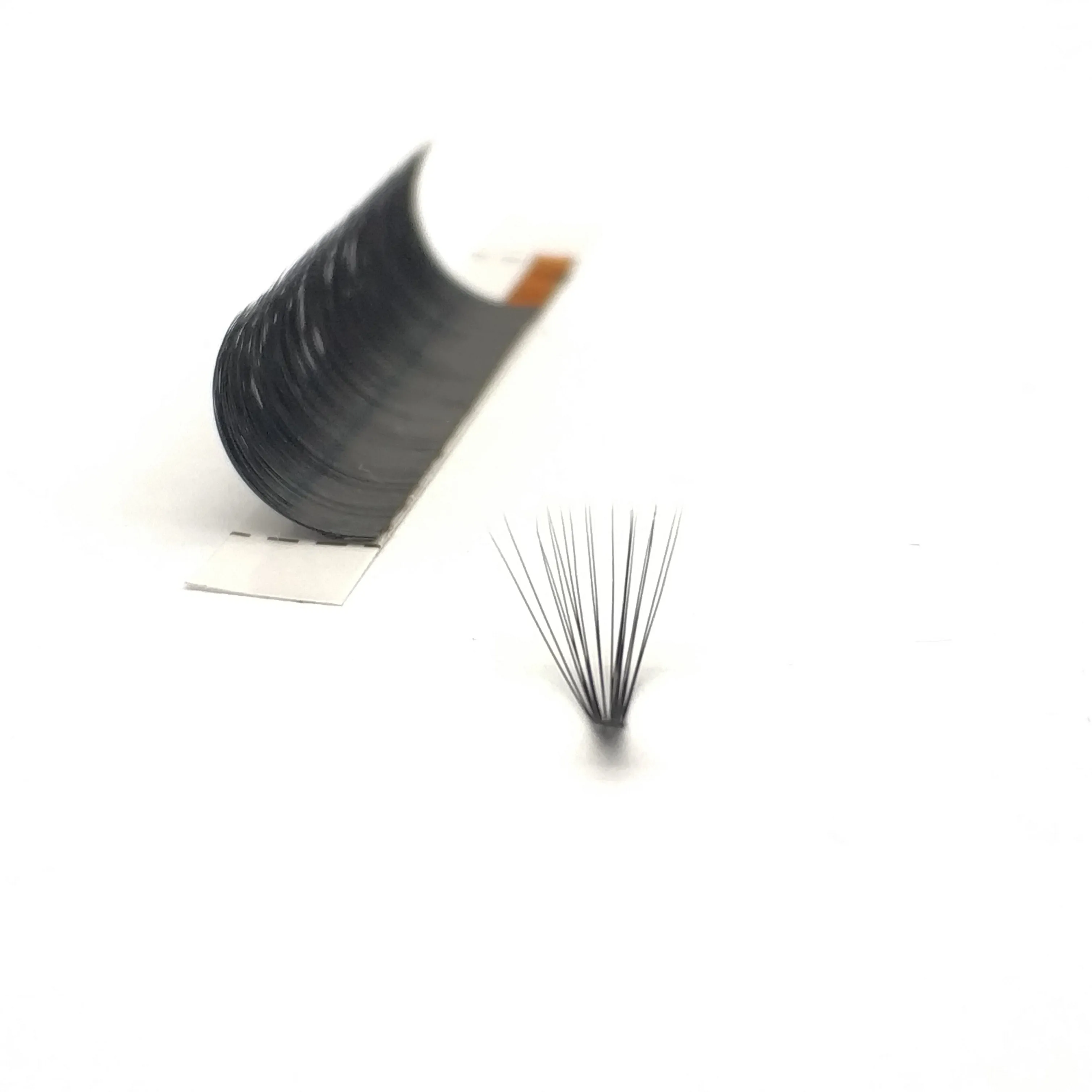 

Easy fan private label silk eyelash extension volume eyelash extension, Natural black