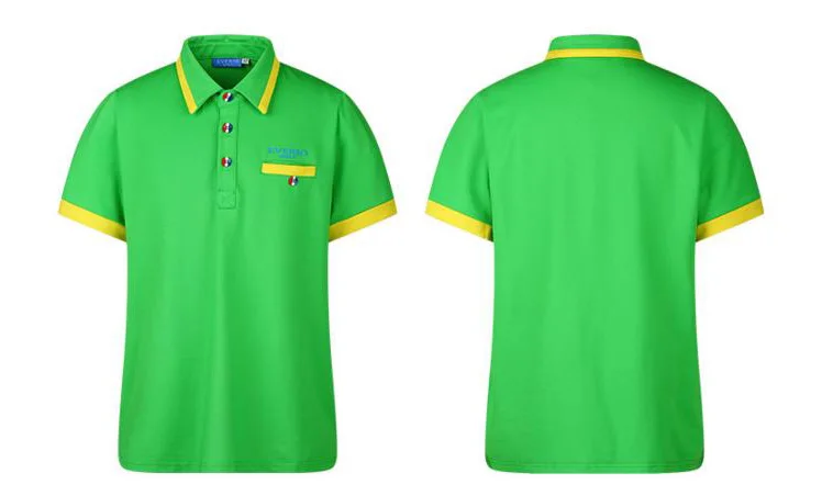 camisa tipo polo verde