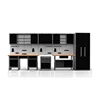 Workshop storage tools box chest tool cabinet with peg board and hanging top cabinets